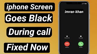 How to fix iphone Screen Goes Black during call //fixed//