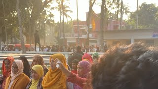 বন-বিভাগের অনিয়মের বিরুদ্ধে বিক্ষোভ মিছিল-সরাসরি সখিপুর উপজেলা থেকে