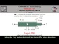 4-87 | Determine the maximum normal stress developed in the bar | Mechanics of materials Rc Hibbeler