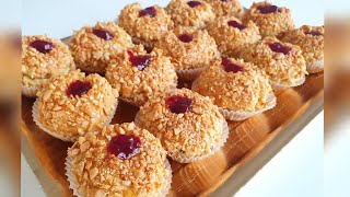 Mchewek, Algerian cakes with peanuts coated with honey