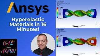 Ansys Hyperelastic Materials Tutorial | Mooney-Rivlin & Neo-Hookean