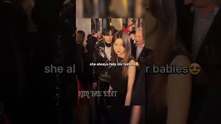 the way Nicole take caring bts members😍 shes like their elder sister🥰💜#bts #taehyung #shorts