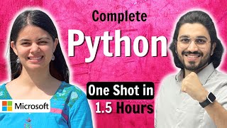 Python Tutorial for Beginners | Learn Python in 1.5 Hours
