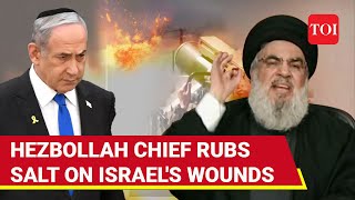 'Attacks Won't Stop': Hezbollah Chief Roars Against Israel & Arab Leaders Over Gaza Onslaught