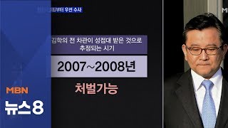 뇌물죄부터 우선 수사…외압 의혹도 캘 듯[뉴스8]