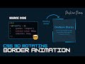 Easy CSS Rotating Border Animation | CSS Variable | CSS Repeating Conic Gradient | CSS Card