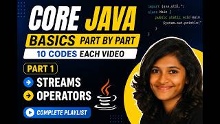 Core Java Interview Questions & Coding Examples | Part 1 | Streams, Files, Operators