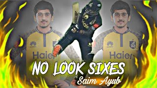 Saim Ayub no look shots X Kahani Suno 🔥|Saim Ayub batting in psl
