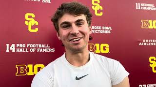 USC punter Eddie Czaplicki on winning Ray Guy Award, earning first-team All-American honors