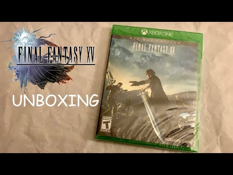 Final Fantasy XV Day One Edition UNBOXING - Xbox One - YouTube