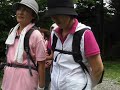 2012.7.7富士山一周ドリームウォークふもとの吊り橋を渡る６静岡Ａの皆様