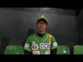 2011年5月18日　vs福井戦後　富山サンダーバーズ日名田投手インタビュー