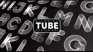 Blending Vector Art - Adobe Illustrator/Photoshop - Tube