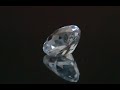 goshenite beryl. 6.00 ct. round cut. beautiful gem