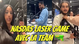 NASDAS LASER GAME AVEC LA TEAM ! #nasdas #nasdasstory  #lasergame