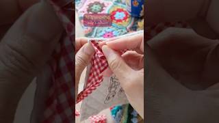 🧵직각 바이어스✨️ (직각 바이어스 둘러주는 방법) -퀼트,자수,quilt,刺繍,embroidery