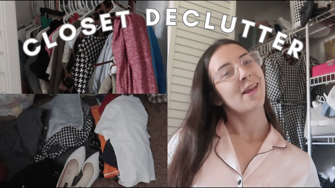 Decluttering My Closet Youtube