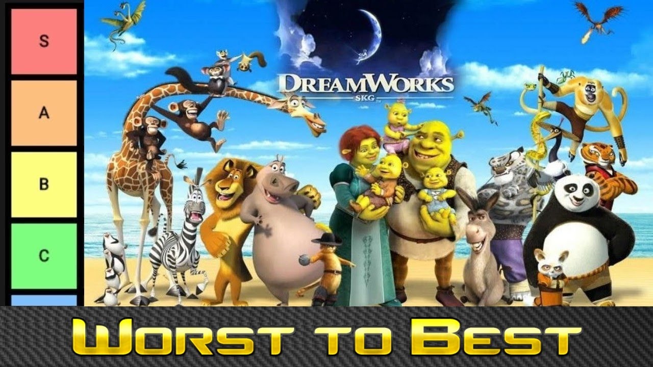 Worst To Best: DreamWorks Animated Films (Tier List) - YouTube