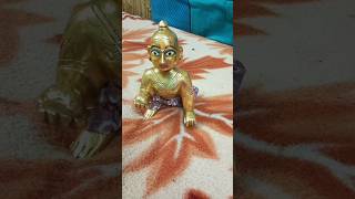 This girls takes care of her Laddu Gopal #Laddu Gopal #laddu #Kanha #short video#kmlgrg