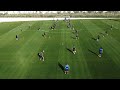 Football Passing drill+ finishing on two small goals