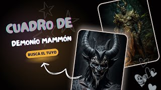 Cuadro De Demonio Mammón Miembro De Los Siete # 25