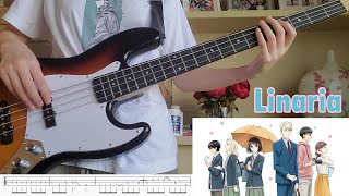 [TAB] Linaria (リナリア) TV Edit - MaRuRi to Ryuga (まるりとりゅうが) | Bass Cover ベース