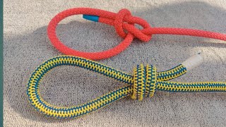 The Best Knot Ever (Loop \u0026 Bowline Knot) #how #ropeknots