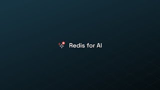 Spring Release: Redis for AI