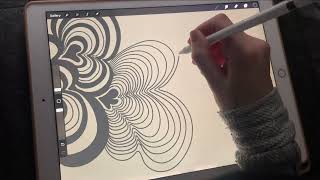 ASMR iPad Sounds - The easiest DOODLE you'll ever make - Whispering