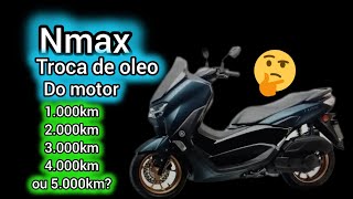 Nmax troca de oleo motor, com 1.000km 2.000k 3.000k 4.000k ou 5.000km@sergiobernardesnmax