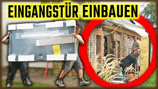 WAND VERPUTZEN - Eingangstür einbauen | Haustür selber einbauen! | Home Build Solution