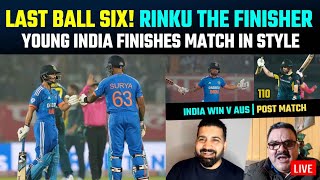 Rinku the finisher, last ball six finishes match in style | SKY 42 ball 80, Kishan 58 chase down 209