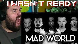 Singer/Songwriter reacts to THE BASS GANG FT. ELLIOTT ROBINSON - MAD WORLD - FOR THE FIRST TIME!