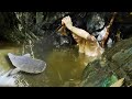 Full 7 Day Solo Bushcraft in the RainForest - Amazona Girl Catch Fish To Survive - Building Shelter