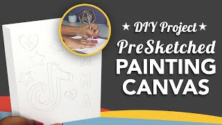 How To Make A Paint and Sip Canvas