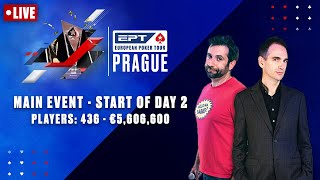WORLD FAMOUS BUBBLE COVERAGE: EPT Prague MAIN EVENT Day 2 ♠️ PokerStars