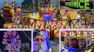 Katowice Jarmark Bożonarodzeniowy 2023 🌲Christmas Markets, Poland #jarmark #katowice #2023