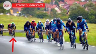 Local German Conti Team Puts Bora-Hansgrohe in the Gutter | Deutschland Tour Stage 2 2021