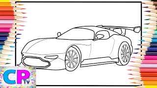Aston Martin Vulcan Coloring Pages/Cars Coloring/Defqwop - Awakening [NCS Release]