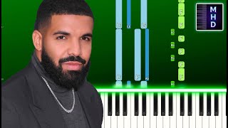 DJ Khaled ft. Drake - POPSTAR  (Piano Tutorial Easy)