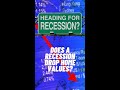 Does a Recession Mean Home Prices Crash #shorts