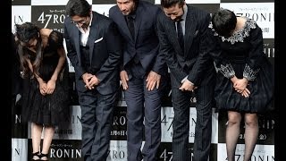 47 Ronin: Japan. Fashion Call, Group Photos and Press Conference