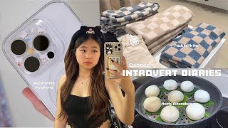 Introvert Diaries 🎧 New iPhone 16 Pro, my vlogging setup, decorating my phone, how I pack