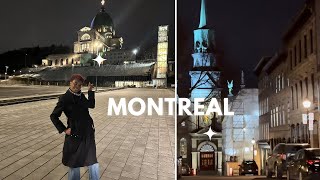 DOWNTOWN MONTREAL AT NIGHT/TRAVEL VLOG/ MONTREAL NIGHTLIFE