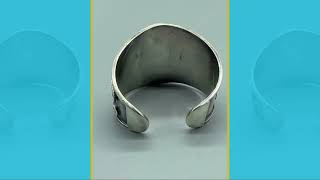 Egyptian Horus Cuff Sterling Silver