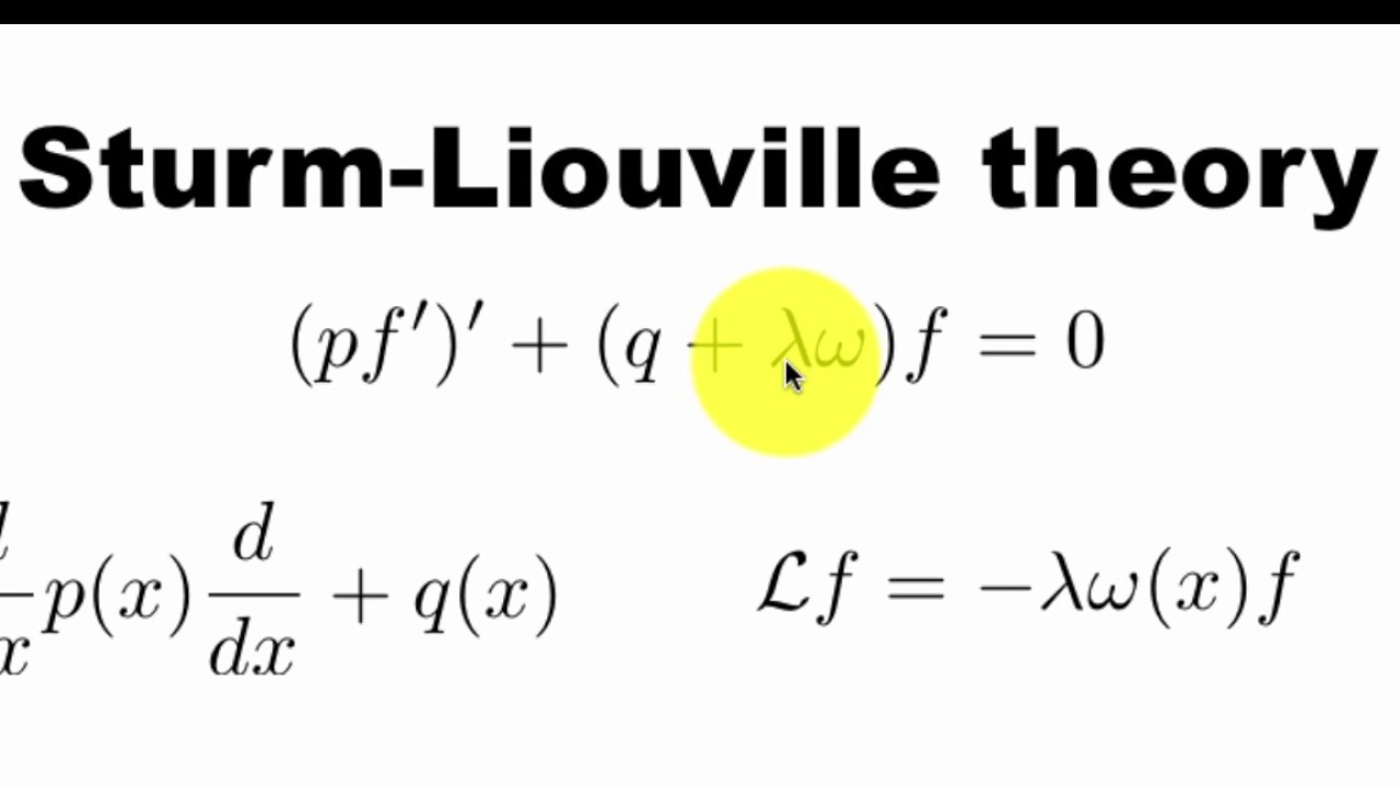 20+ Sturm-Liouville Form Calculator - SteffanShaelyn