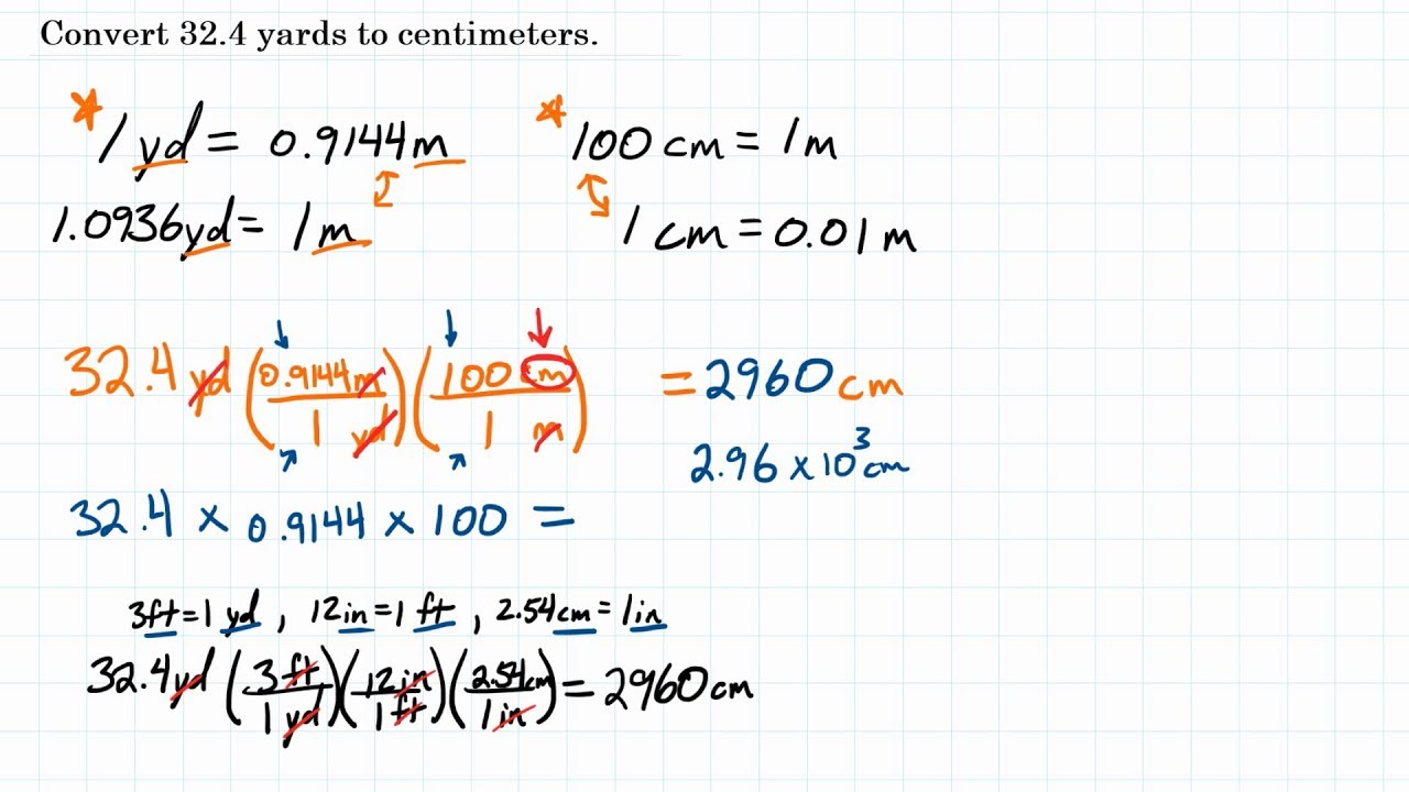 Dimensional Analysis With Multiple Steps - Practice - 1 - YouTube