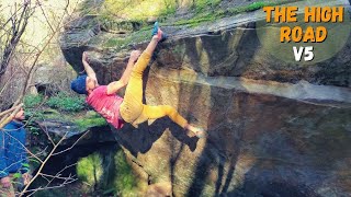 The High Road (V5) | Calabogie Bouldering