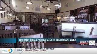 ‘Our Daily Bread’ Participates in first Roanoke Restaurant Week - clipped version