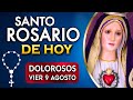 🌹El SANTO ROSARIO de HOY | viernes 9 de agosto 2024 🌹 Misterios Dolorosos